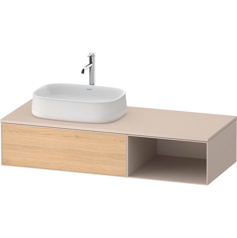 Duravit - Zencha Vanity Unit for Console - Natural Oak With Taupe