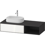 Duravit - Zencha Vanity Unit for Console - White With Graphite