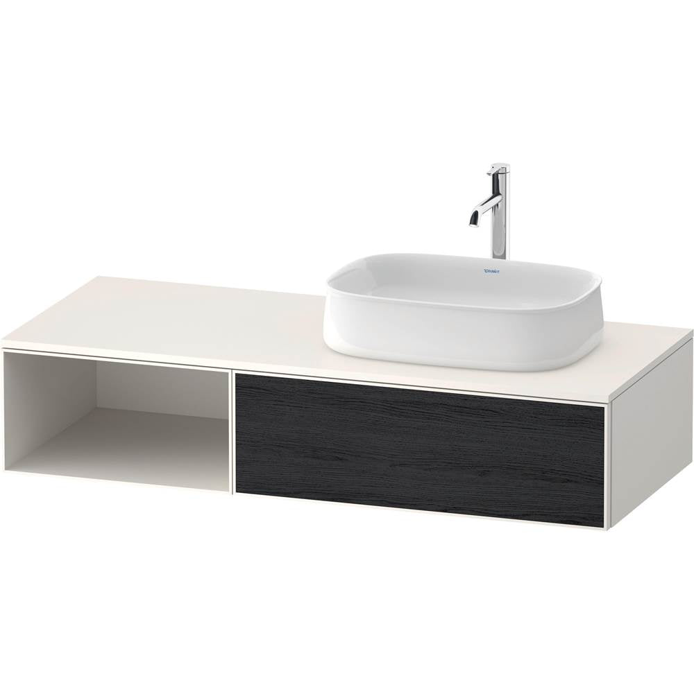 Duravit - Zencha Vanity Unit for Console - Black Oak With White