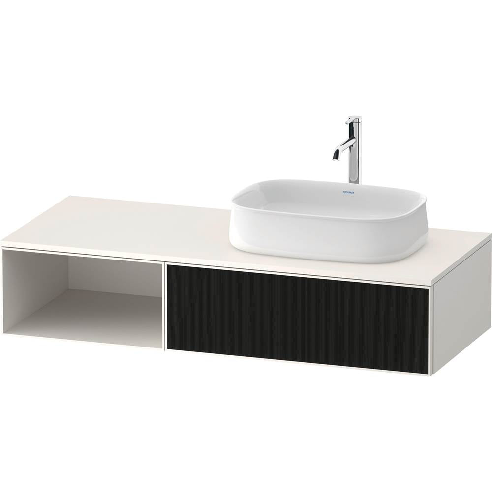 Duravit - Zencha Vanity Unit for Console - Black Line Structure With White