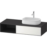 Duravit - Zencha Vanity Unit for Console - White With Graphite