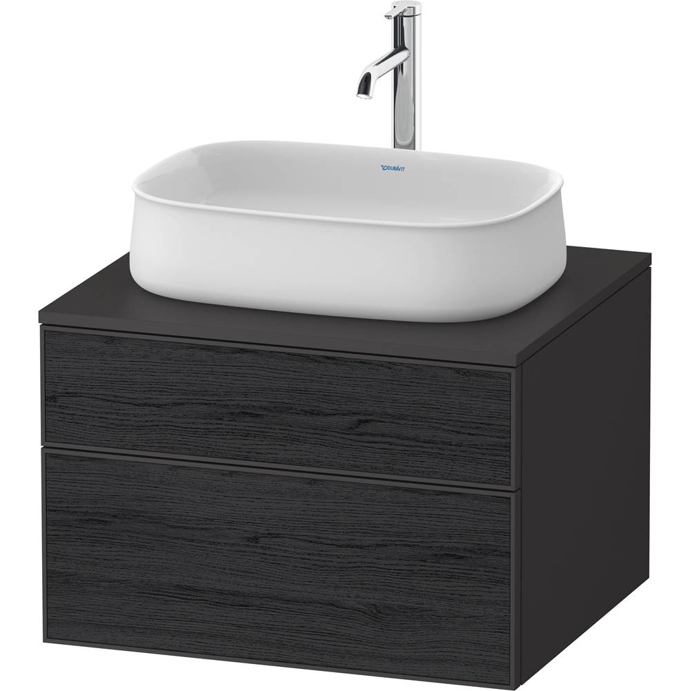 Duravit - Zencha Vanity Unit for Console - Black Oak With Graphite