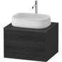 Duravit - Zencha Vanity Unit for Console - Black Oak With Graphite