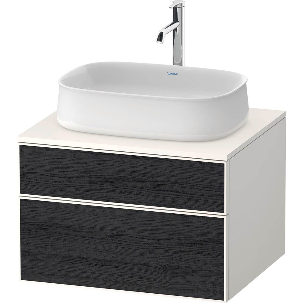 Duravit - Zencha Vanity Unit for Console - Black Oak With White