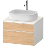 Duravit - Zencha Vanity Unit for Console - Natural Oak With White