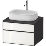 Duravit - Zencha Vanity Unit for Console - White With Graphite