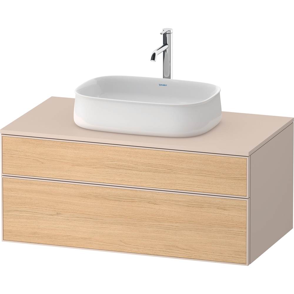 Duravit - Zencha Vanity Unit for Console - Natural Oak With Taupe