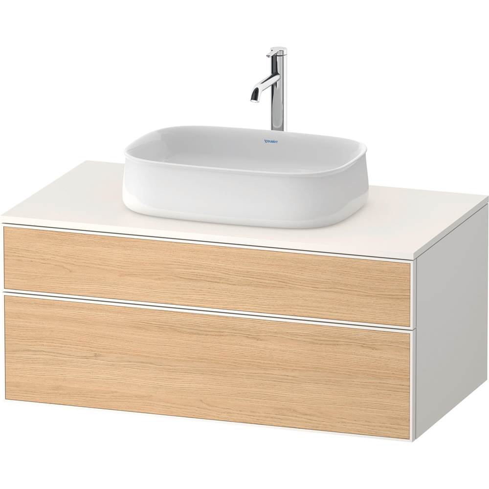 Duravit - Zencha Vanity Unit for Console - Natural Oak With White