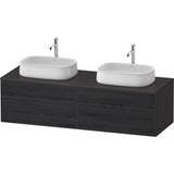 Duravit - Zencha Vanity Unit for Console - Black Oak With Graphite