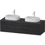Duravit - Zencha Vanity Unit for Console - Black Oak With Graphite