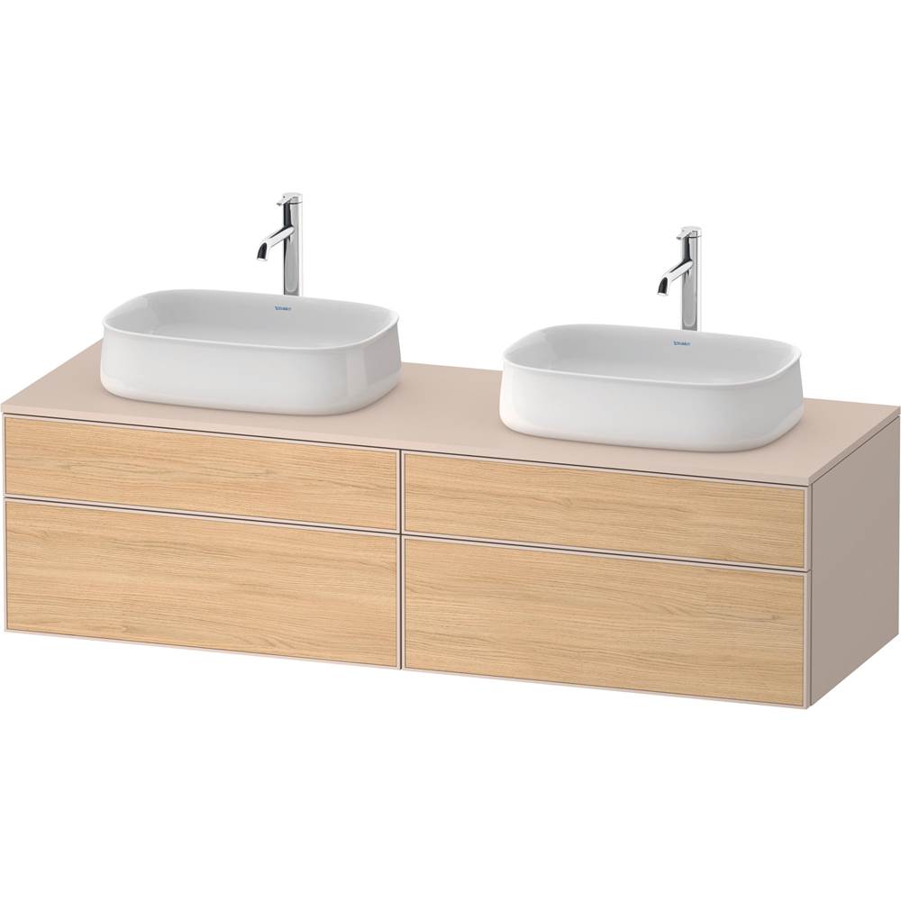Duravit - Zencha Vanity Unit for Console - Natural Oak With Taupe