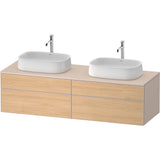 Duravit - Zencha Vanity Unit for Console - Natural Oak With Taupe