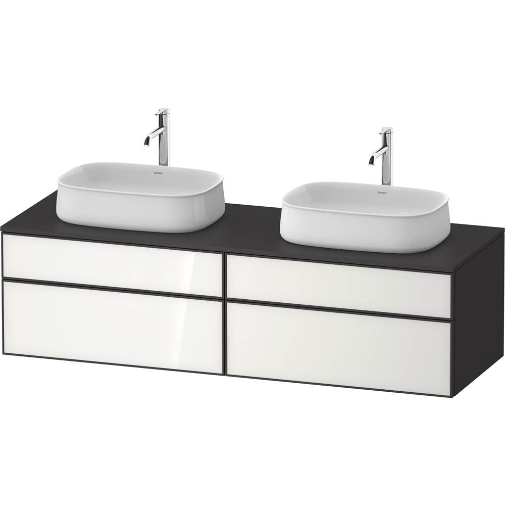 Duravit - Zencha Vanity Unit for Console - White With Graphite