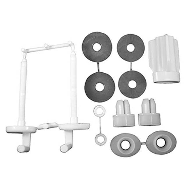 Duravit - Hinges (Pair) for Seat and Cover Duraplus 006630, Plastic, White - White
