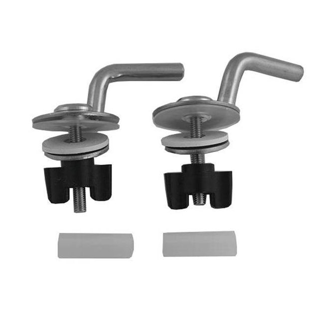 Duravit - Hinges Fpr Seat and Cover Starck 3 0063.31, Stainless Steel - Chrome