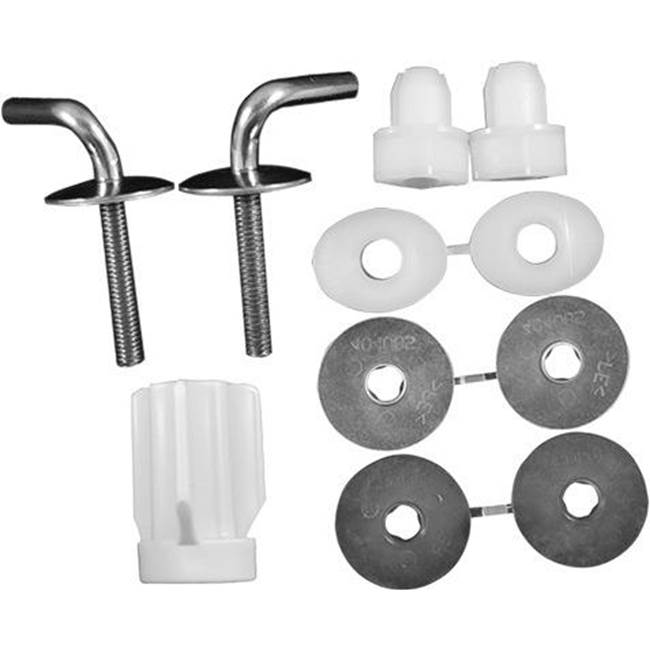 Duravit - D-Code Pair of Hinges for Toilet Seat - Stainless Steel