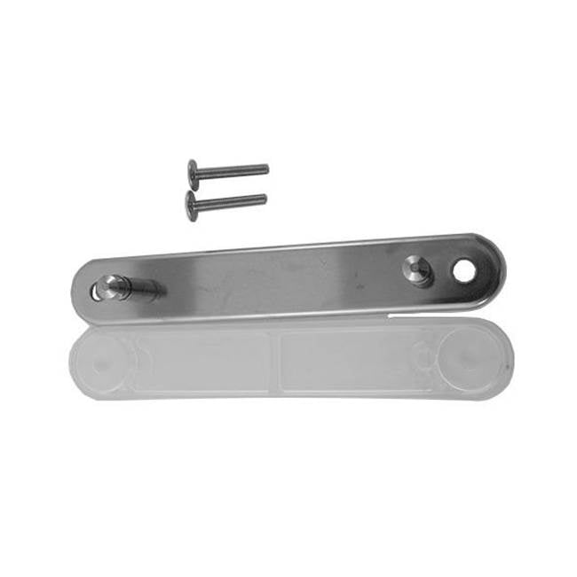 Duravit - Hinge Panel for Seat and Cover Foster 0062790000, Stainless Steel - Stainless Steel