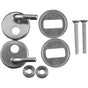 Duravit - Hinge Set for Seat and Cover with Soft Closure, Stainless Steel - Stainless Steel