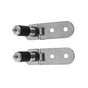 Duravit - Hinges (Pair) for Urinal Vero 006151, Stainless Steel - Stainless Steel