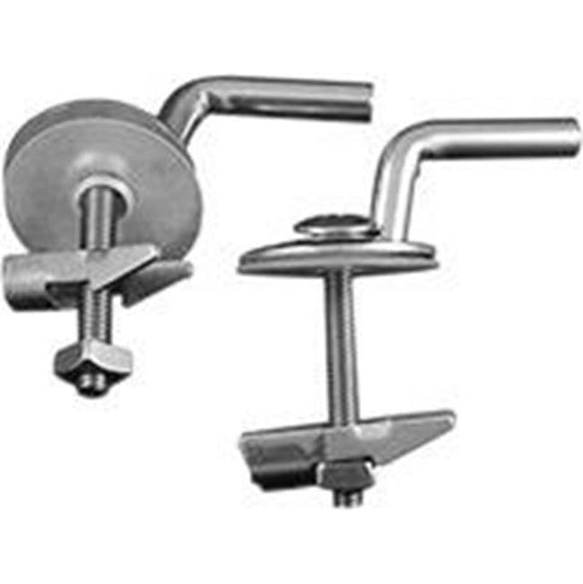 Duravit - Hinge Set for Seat and Cover with Soft Closure, Stainless Steel - Stainless Steel