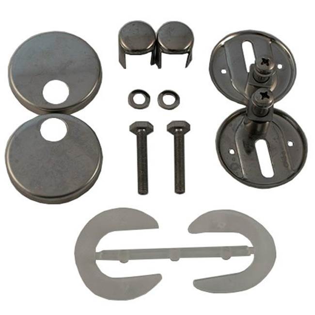 Duravit - Hinges (Pair) for Seat and Cover Starck 1, #006588. Stainless Steel - Stainless Steel