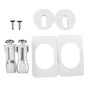Duravit - Fixing Set for Seat and Cover, with or without Soft Closure, Plastic - Chrome