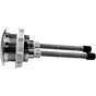 Duravit - Push Button Dual Flush for Flush Valve 0074139500, Chrome - Chrome
