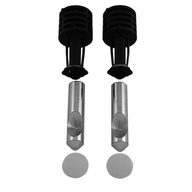 Duravit - Hardware Silver With Black - Silver With Black