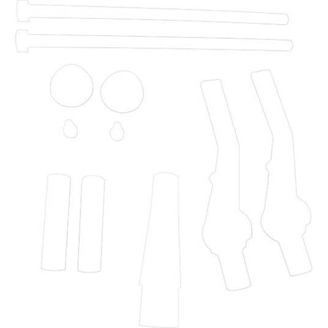 Duravit - Durafix Kit for Wall Mounted Toilet Screw Length 215mm, M10 - Cream With Chrome
