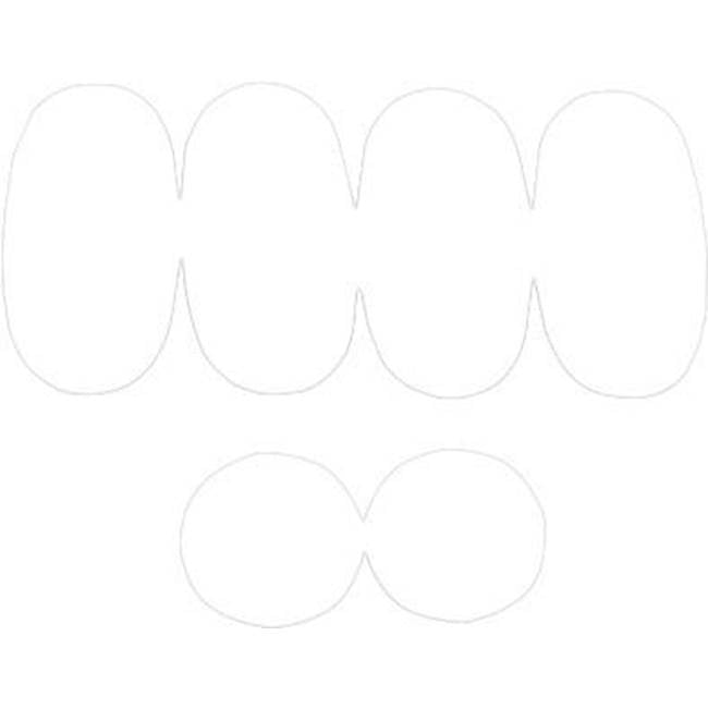 Duravit - Bumpers for Seat and Cover #006371/006379/006051/006059 - White