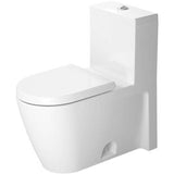 Duravit - Starck 2 One-Piece Toilet Kit White with Seat - White