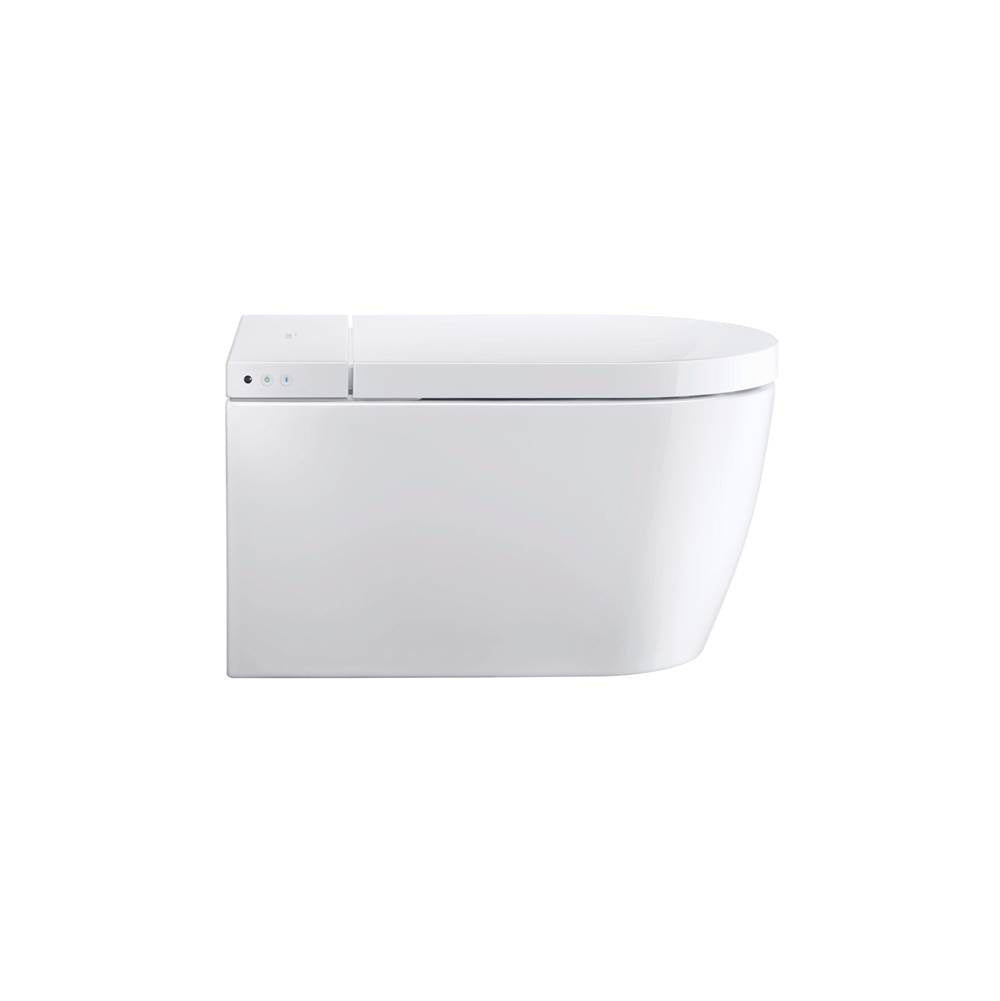 ME by Starck Wall-Mounted Toilet Bowl for Shower-Toilet Seat White with HygieneGlaze