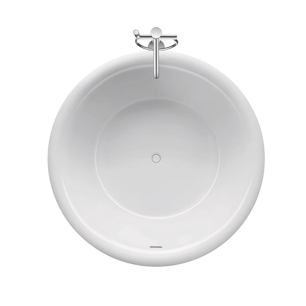 White Tulip Freestanding Bathtub White