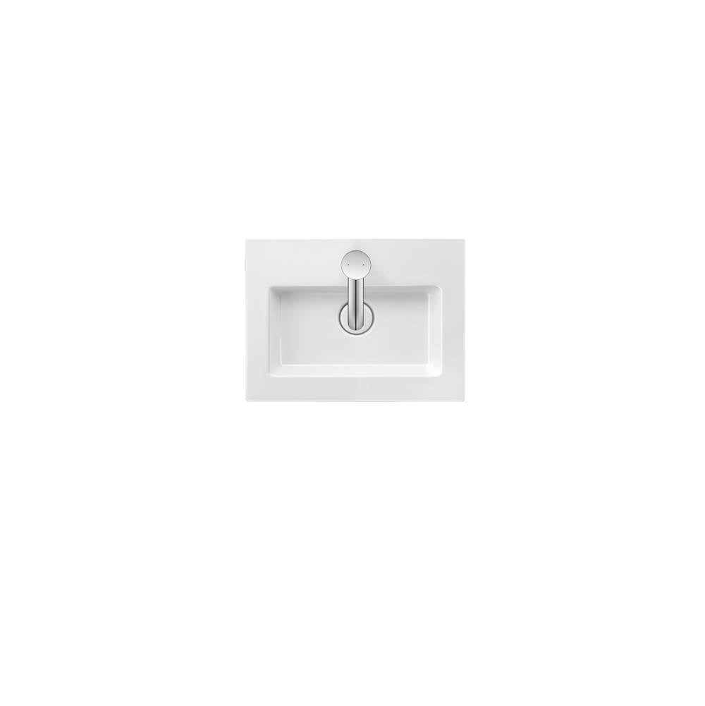 White Tulip Handrinse Basin White