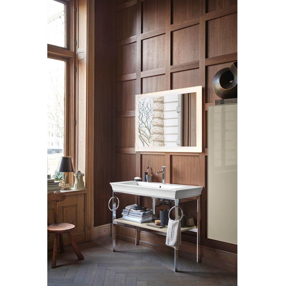 White Tulip Floorstanding Metal Console