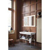 White Tulip Floorstanding Metal Console