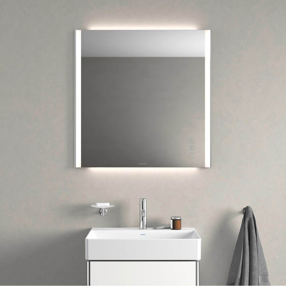 XSquare Mirror with Lighting Chrome