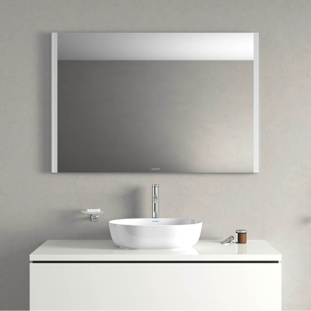 XSquare Mirror with Lighting Chrome