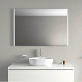 XSquare Mirror with Lighting Chrome