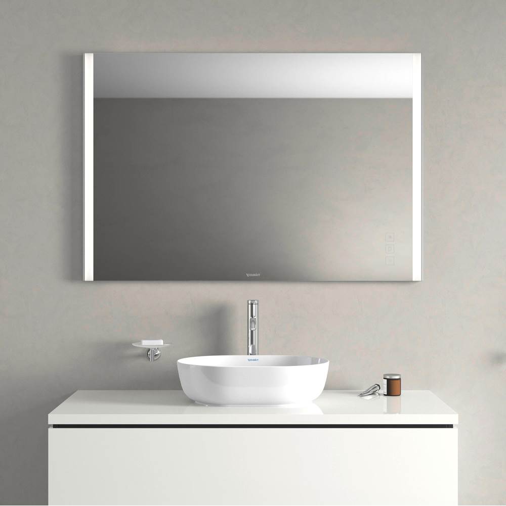 XSquare Mirror with Lighting Chrome