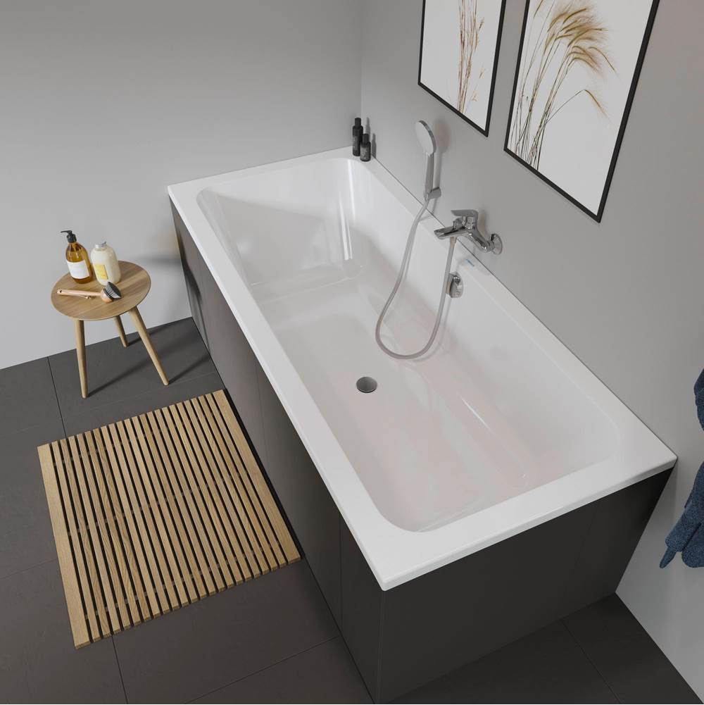 D-Code Drop-In Bathtub White