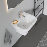 D-Code Wall-Mount Sink White