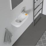 D-Code Small Handrinse Sink White