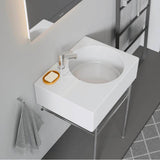 Scola Wall-Mount Sink White