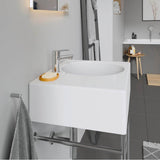 Scola Wall-Mount Sink White