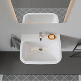 D-Code Wall-Mount Sink White