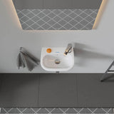 D-Code Small Handrinse Sink White