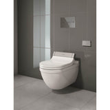 Starck 3 Wall-Mounted Toilet Bowl for Shower-Toilet Seat White