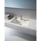 Starck 3 Undermount Sink White
