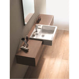 Vero Semi-Recessed Sink White